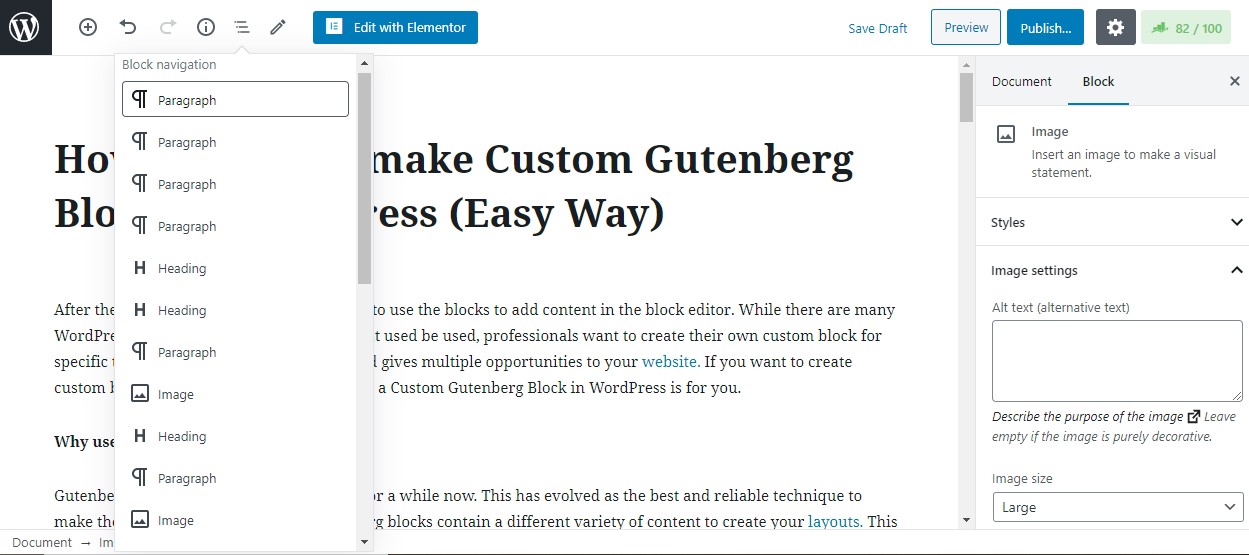 How to use and make Custom Gutenberg Block in WordPress (Easy Way)